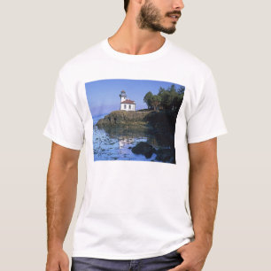 Camiseta WA, Isla de San Juan, faro de Lime Kiln