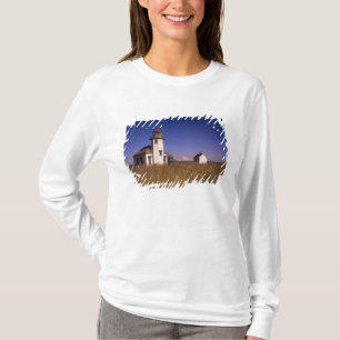 Camiseta WA, Maury Island, el Faro Point Robinson,
