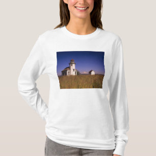 Camiseta WA, Maury Island, el Faro Point Robinson,