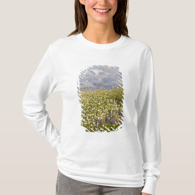 Camiseta WA, Mt. Baker Wilderness, el monte Shuksan y (Anverso)
