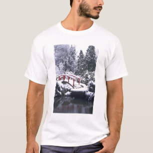 Camiseta WA, Seattle, Puente de la Luna y estanque después 