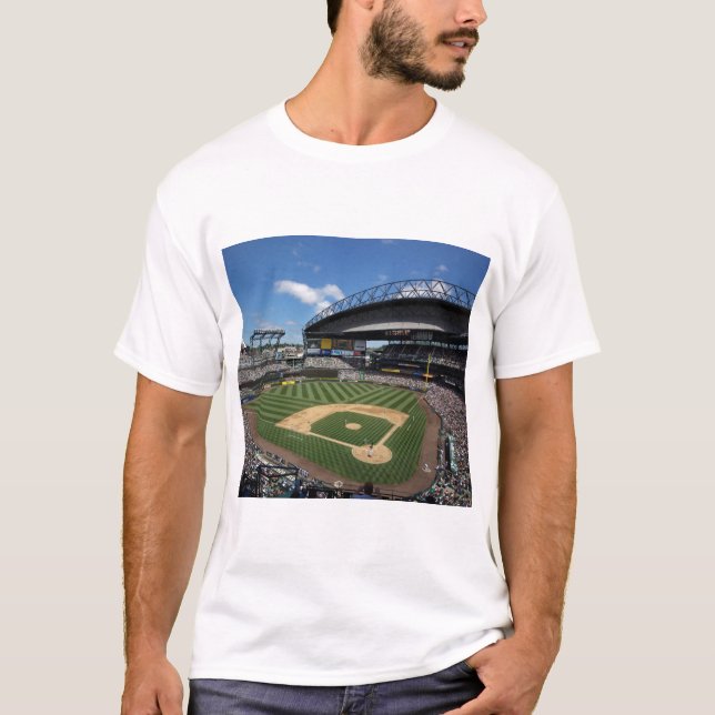 Camiseta WA, Seattle, Safeco Field, béisbol Mariners (Anverso)
