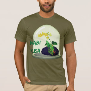 Camiseta Wabi Kusa - kebana de la planta de agua
