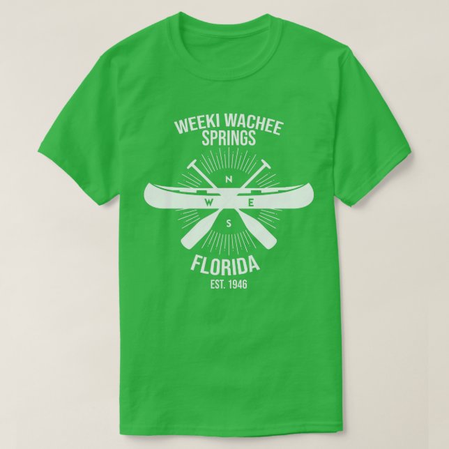 Camiseta Wachee Springs State Park Florida Canoeing S (Diseño del anverso)