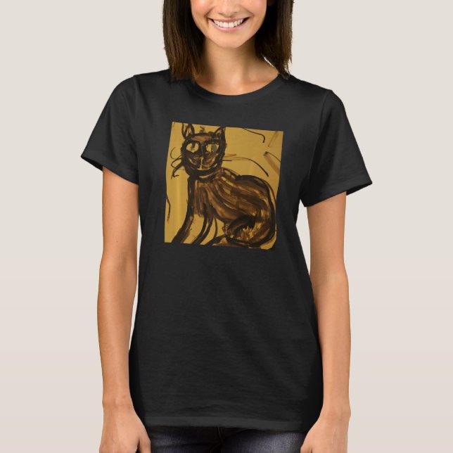 Camiseta Wacky cat artwork kitten pun (Anverso)