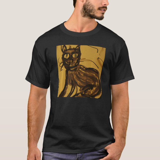 Camiseta Wacky cat artwork kitten pun (Anverso)