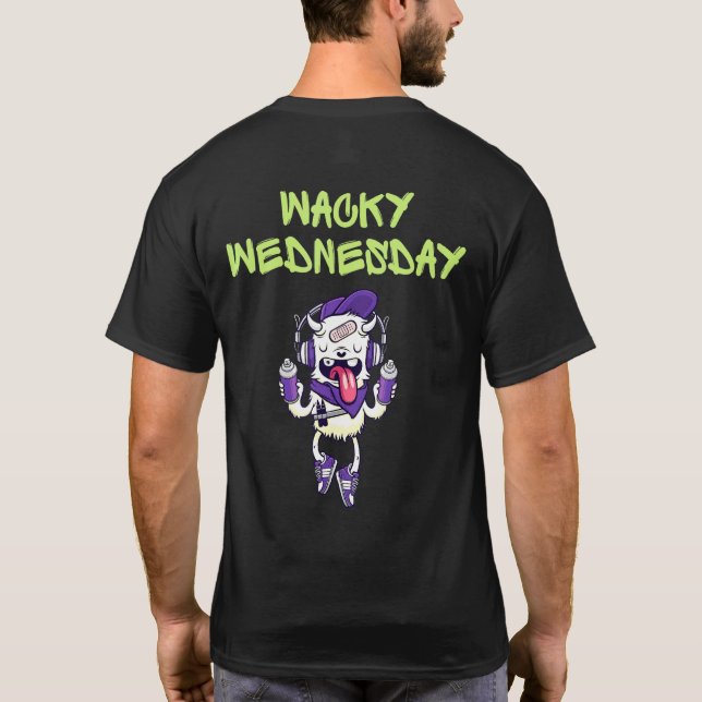 Camiseta Wacky Wednesday Mismatch Day (Reverso)