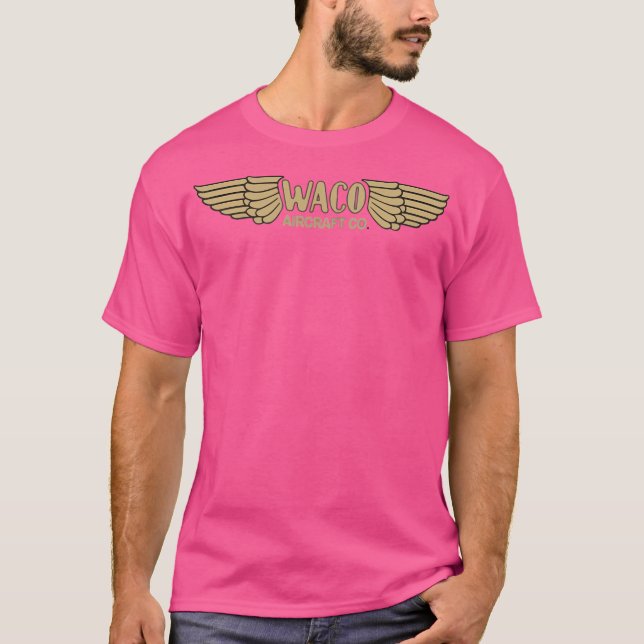 Camiseta Waco Classic Aircraft Vintage Design (Anverso)
