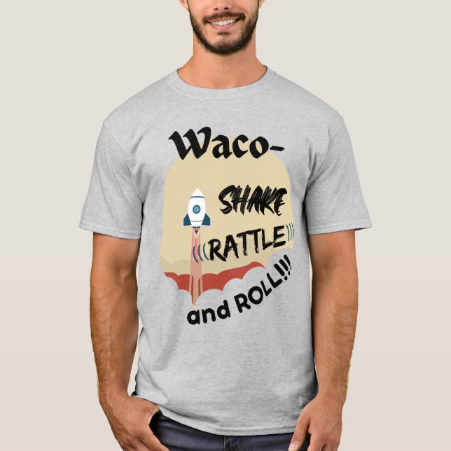 Camiseta Waco- Shake Rattle and Roll Light Men's (Anverso)