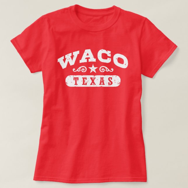 Camiseta Waco Texas (Diseño del anverso)