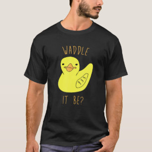 Camiseta ¿Waddle Es? fiesta de Revelación de Género de Baby