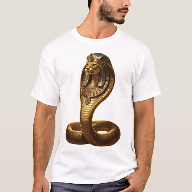 Camiseta Wadjet – Egyptian Cobra Goddess (Anverso)