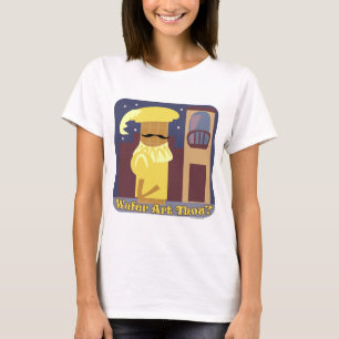 Camiseta Wafer Art Thou Fun Cookie Pun Personalizado