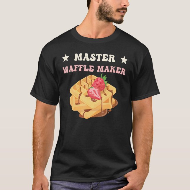 Camiseta Waffle Costume Desayuno Waffle Master Waffle Make (Anverso)