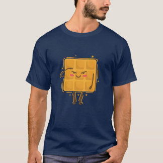 Camiseta Waffle saluda a amigo Pastry Snack