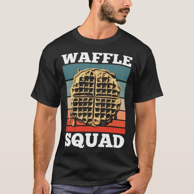 Camiseta Waffle Squad Quote Team Waffle Food (Anverso)