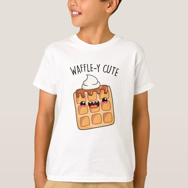 Camiseta Waffle-y Funny Waffle Pun (Anverso)