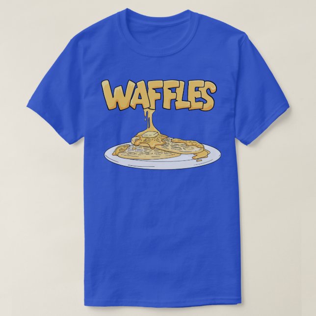 Camiseta Waffles (Diseño del anverso)