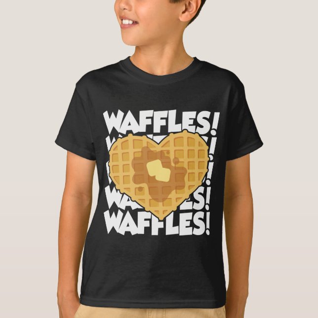 Camiseta Waffles (Anverso)