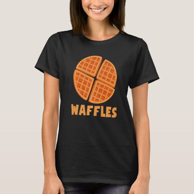 Camiseta Waffles Costume For Bakers Cookies   waffles   (Anverso)