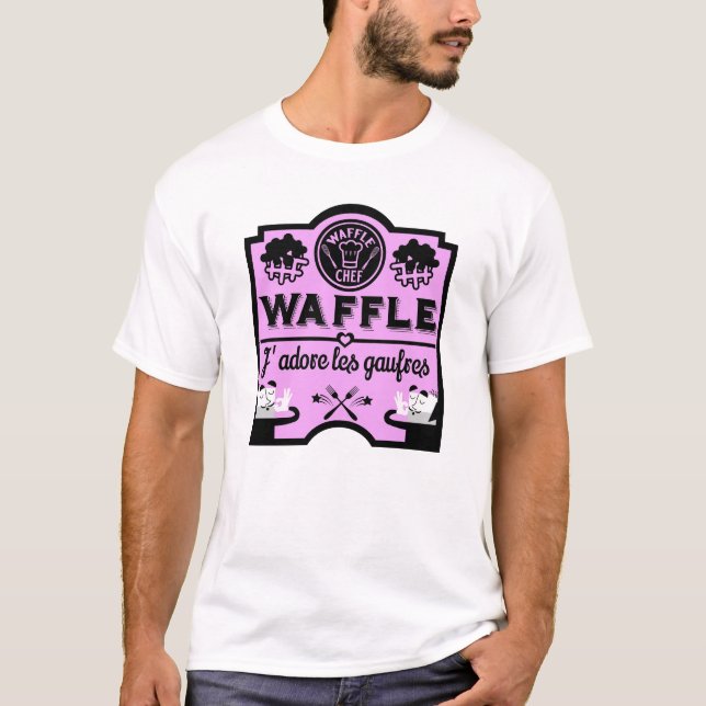 Camiseta Waffles de Bélgica (Anverso)