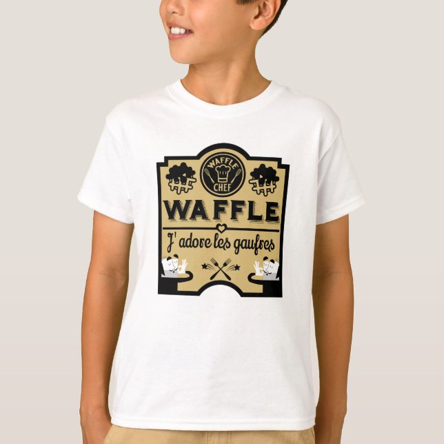 Camiseta Waffles de Bélgica (Anverso)