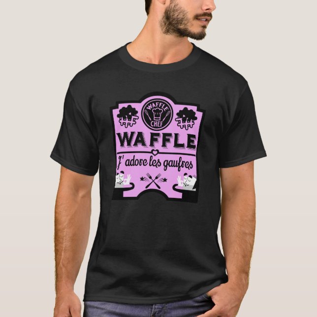 Camiseta Waffles de Bélgica (Anverso)