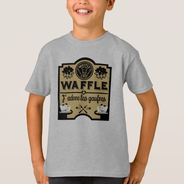 Camiseta Waffles de Bélgica (Anverso)