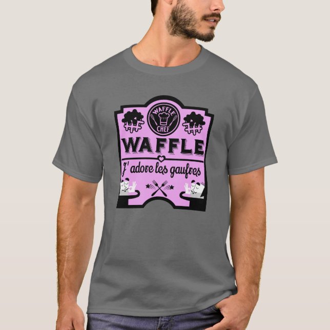 Camiseta Waffles de Bélgica (Anverso)