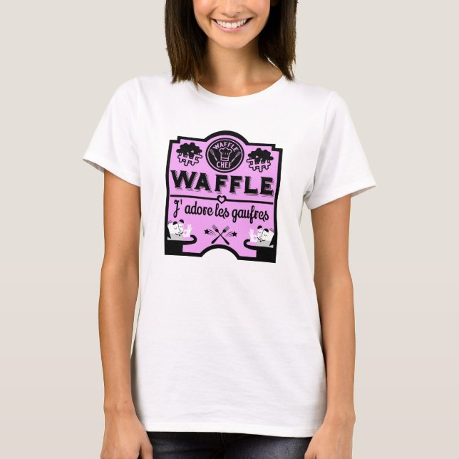 Camiseta Waffles de Bélgica (Anverso)