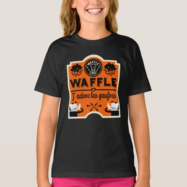 Camiseta Waffles de Francia (Anverso)