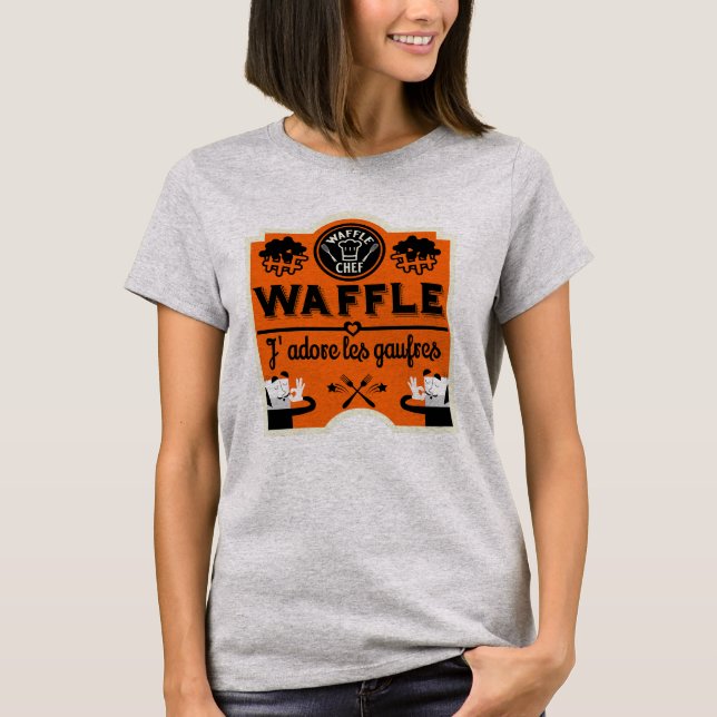 Camiseta Waffles de Francia (Anverso)