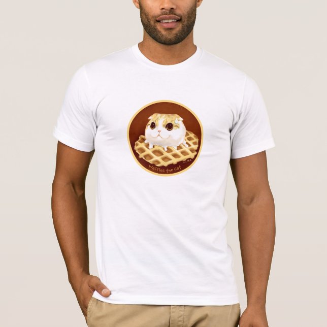 Camiseta Waffles el gato (Anverso)