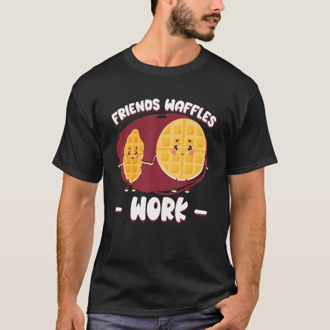 Camiseta Waffles Work Breakfast Waffles (Anverso)