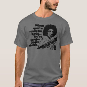Camiseta WAGA TV 5 Atlanta 1977 Jacque Maddox TShirt