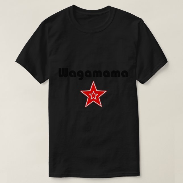 Camiseta wagamama Feted V-Neck (Diseño del anverso)