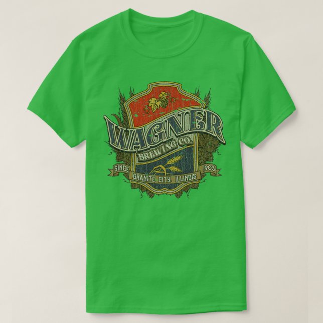 Camiseta Wagner Brewing Co 1903 (Diseño del anverso)