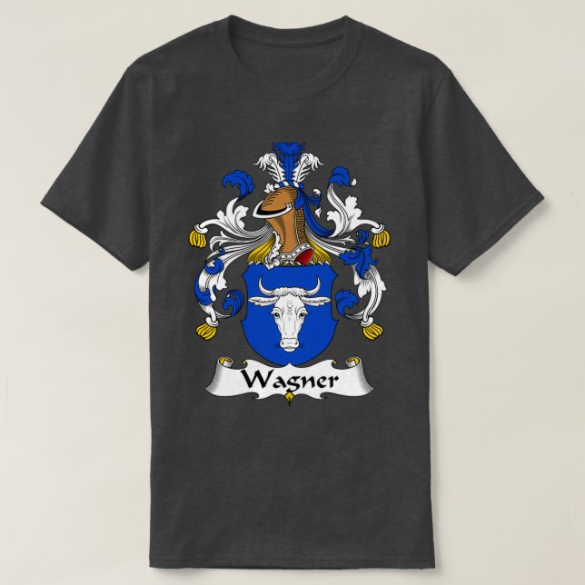 Camiseta Wagner Coat of Arms Family Crest 1  (Diseño del anverso)
