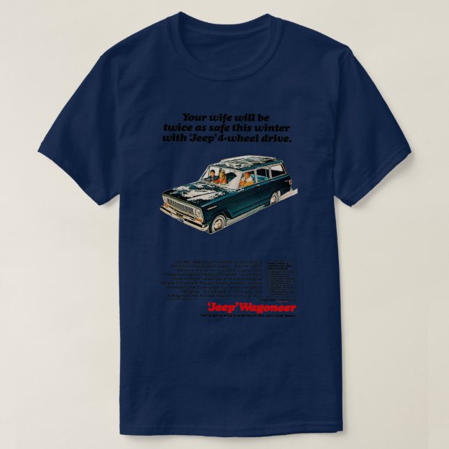 Camiseta WAGONEER 4x4  (Diseño del anverso)