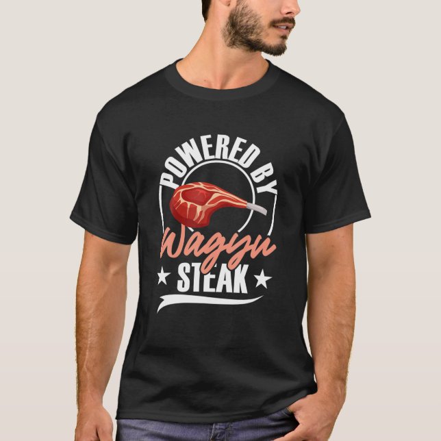 Camiseta Wagyu Beef BBBQ Steak Grill Carne Tabaco Barbeque  (Anverso)