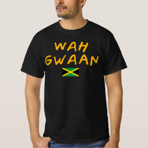 Camiseta Wah Gwaan Good Vibes Solamente Rasta Reggae Raots 
