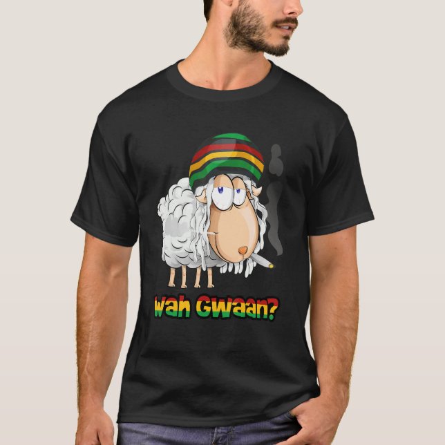 Camiseta Wah Gwaan Patois Jamaica Jerga jamaiquina (Anverso)
