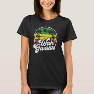 Camiseta Wah Gwaan Vintage Jamaica Retro Jamaican What's Up