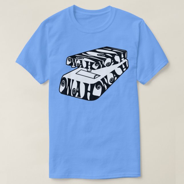 Camiseta Wah Wah efecto guitarra (Diseño del anverso)