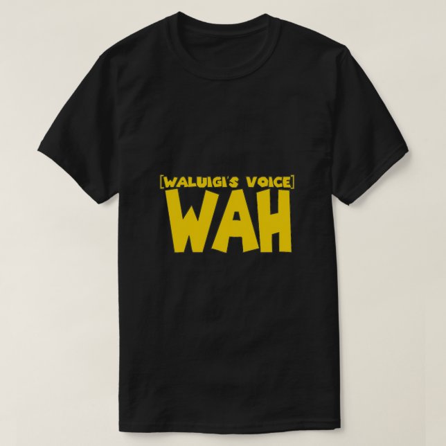 Camiseta Wah Waluigi Voice Essential (Diseño del anverso)