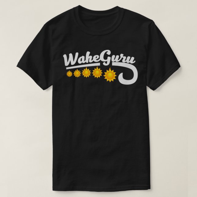 Camiseta Waheguru Sat Nam Kundalini (Diseño del anverso)