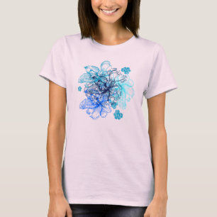 Camiseta Wahine Lace Hawaiian Orchid