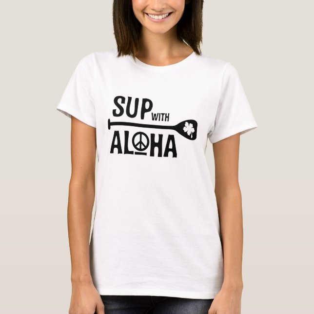 Camiseta Wahine SUP with Aloha Tee (Anverso)
