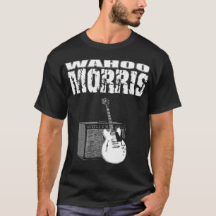 Camiseta Wahoo Morris T, blanco en negro: Guitarra y