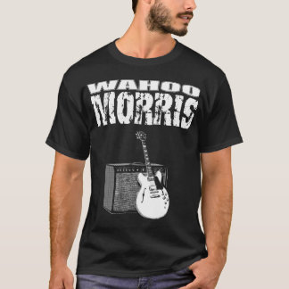 Camiseta Wahoo Morris T, blanco en negro: Guitarra y